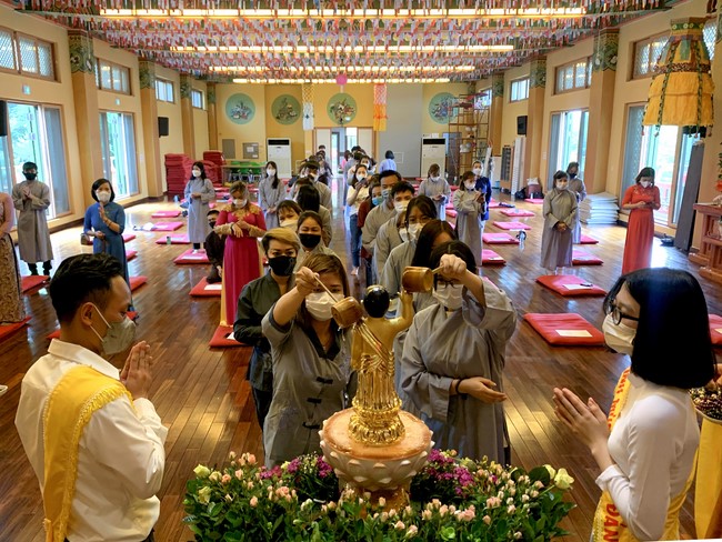 The Vesak Great Ceremony at Hoang Phap Temple in Jeonju City - South Korea